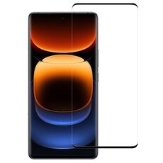 Per vivo iQOO 12 Pro Pellicola in vetro temperato a schermo intero con bordo curvo 3D