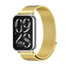Per Xiaomi Mi Band 8 Pro Mijobs Milan cinturino magnetico in acciaio inossidabile (oro)