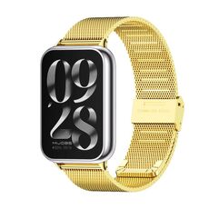 Per Xiaomi Mi Band 8 Pro Mijobs Milan cinturino con fibbia in acciaio inossidabile (oro)