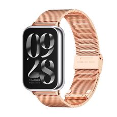 Per Xiaomi Mi Band 8 Pro Mijobs Milan cinturino con fibbia in acciaio inossidabile (oro rosa)