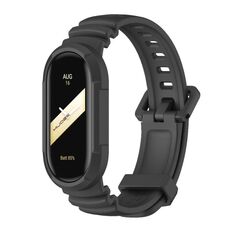 Per Xiaomi Mi Band 8 MIJOBS GS Unibody cinturino sportivo in tinta unita (nero)