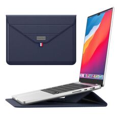 Per custodia per laptop con supporto per buste da 15,4/15,6/16,1 pollici (blu scuro)
