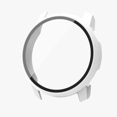 Per COROS Pace 3 PC + custodia protettiva per orologio integrata con pellicola temperata (bianca)