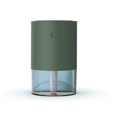 Umidificatore ad ultrasuoni da 350 ml Mini purificatore d'aria per auto con regolazione dell'angolo, specifiche: presa USB verde