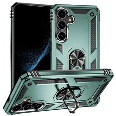Per Samsung Galaxy S24 5G TPU antiurto + custodia per PC (verde scuro)