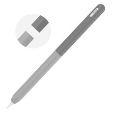 Per Apple Pencil 2a custodia staccabile per stilo colorato sfumato (grigio sfumato)