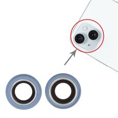 Per iPhone 15/15 Plus 1 set copriobiettivo fotocamera (blu)