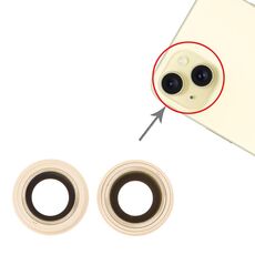 Per iPhone 15/15 Plus 1 set copriobiettivo fotocamera (giallo)