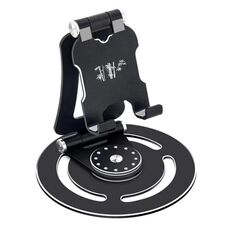 Supporto per tablet telefono desktop pieghevole portatile G60 con rotazione a 360 gradi (nero)