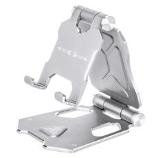 G52 Staffa regolabile Supporto per telefono cellulare da tavolo pieghevole di piccole dimensioni (Argento)