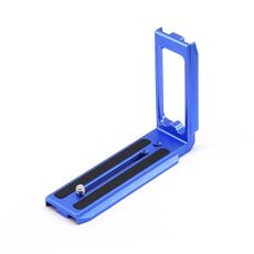 Piastra a sgancio rapido con staffa universale a forma di L per fotocamera per stabilizzatori RSC2 / RS3, specifiche: L-450 blu