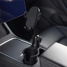 Supporto per telefono cellulare con navigazione centrale per auto Portabicchieri girevole a 360°, dimensioni: piccolo
