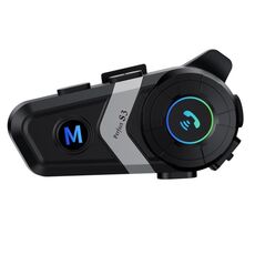 Auricolare Bluetooth per casco moto S3 per caschi integrali e mezzi (argento) TBD0604211801A
