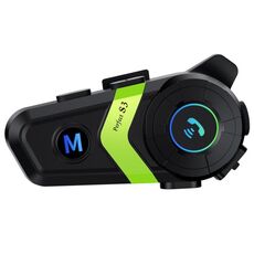 Auricolare Bluetooth per casco moto S3 per caschi integrali e mezzi (verde) TBD0604211801B