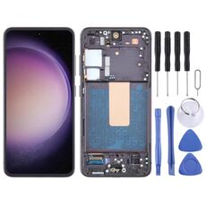 Per Samsung Galaxy S23 SM-S911B Digitalizzatore schermo LCD originale assemblaggio completo con cornice