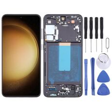 Per Samsung Galaxy S23+ SM-S916B Digitalizzatore schermo LCD originale assemblaggio completo con cornice