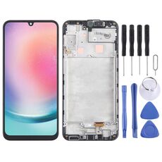 Per Samsung Galaxy A24 4G SM-A245F Digitalizzatore schermo LCD originale assemblaggio completo con cornice