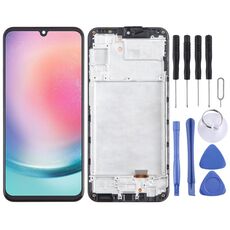 Per Samsung Galaxy A24 4G SM-A245F TFT LCD Screen Digitizer assemblaggio completo con cornice