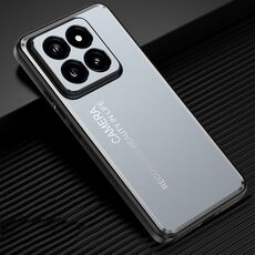 Per la custodia del telefono in metallo smerigliato Xiaomi 14 Pro (blu)