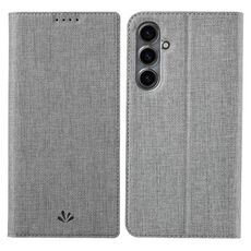 Per Samsung Galaxy S23 FE 5G ViLi DMX serie TPU + custodia magnetica in pelle PU (grigio)