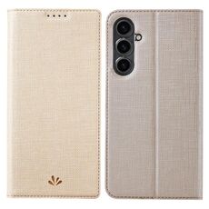 Per Samsung Galaxy S23 FE 5G ViLi DMX serie TPU + custodia magnetica in pelle PU (oro)