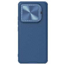 Per Xiaomi 14 Pro NILLKIN Custodia per telefono a specchio con texture CD a specchio nero (blu)