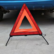 Supporto triangolare riflettente per treppiede per segnale di avvertimento per auto pieghevole