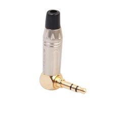 Spina per saldatura cavo auricolare stereo a forma di L da 90 gradi 3,5 mm in lega di zinco