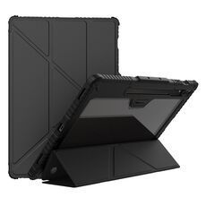 Custodia in pelle per tablet NILLKIN Bumper Pro Camshield per Samsung Galaxy Tab S9 Ultra (nera)
