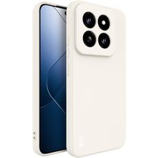 Custodia per telefono in TPU con bordo dritto serie Xiaomi 14 Pro 5G imak UC-4 (bianca)
