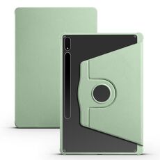 Per Samsung Galaxy Tab S8+ X800 Custodia in pelle per tablet con supporto per rotazione a 360 gradi in acrilico (verde Matcha)