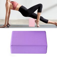 Mattoncini yoga professionali EVA per adulti e bambini, mattoncini da ballo, colore: viola 120G