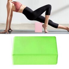 Mattoncini yoga professionali in EVA per adulti e bambini. Mattoncini da danza, colore: verde frutta 120 g