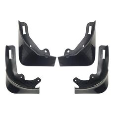 Per parafanghi in gomma morbida per ruote anteriori e posteriori Tesla Model Y, stile: fibra di carbonio