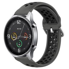 Per Xiaomi Watch Color 22mm Chiusura Cinturino per orologio sportivo a due colori (nero nero)