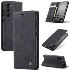 Per Samsung Galaxy S24+ CaseMe 013 Custodia multifunzionale in pelle con chiusura orizzontale (nera)