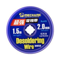 Mechanic DW50 Striscia assorbente in stagno super resistente da 1,5 m, larghezza: 2,0 mm