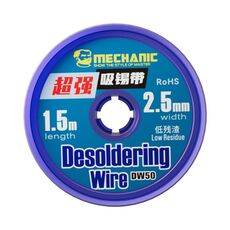 Mechanic DW50 Striscia assorbente in stagno super resistente da 1,5 m, larghezza: 2,5 mm