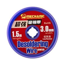 Mechanic DW50 Striscia assorbente in stagno super resistente da 1,5 m, larghezza: 3,0 mm