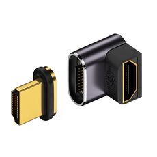 Adattatore magnetico da HDTV a HDTV 8K 60Hz, retro verticale femmina curvo 3D