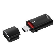 Adattatore universale per lettore di schede multifunzionale da USB-C / Type-C a TF Card (nero)