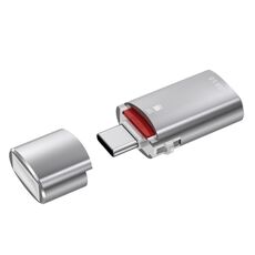 Adattatore universale per lettore di schede multifunzionale da USB-C / Type-C a TF Card (Argento)