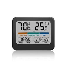 Stazione meteorologica igrometro termometro digitale LCD per temperatura e umidità interna