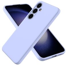 Per Samsung Galaxy S24+ 5G Custodia per telefono in silicone liquido a colori (viola)