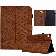 Custodia per tablet in pelle TPU con rombo per Samsung Galaxy Tab A 10.1 2019 T510 (marrone)
