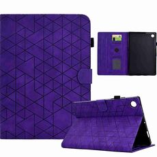 Custodia per tablet in pelle TPU Smart Rhombus per Samsung Galaxy Tab A9 (viola)