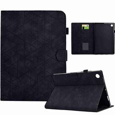 Custodia tablet in pelle TPU Smart per Samsung Galaxy Tab A9 Rhombus (nera)