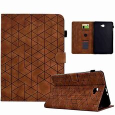 Custodia per tablet in pelle TPU Smart per Samsung Galaxy Tab A 10.1 T580 Rhombus (marrone)