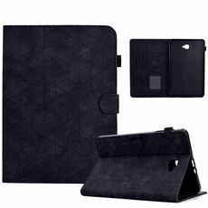 Custodia per tablet in pelle TPU Smart per Samsung Galaxy Tab A 10.1 T580 Rhombus (nera)
