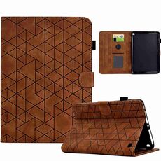 Custodia per tablet in pelle TPU Smart Rhombus per Amazon Fire HD 8 2022/2020 (marrone)